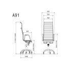 صندلی مدیریتی لیو A91 - تصویر 12