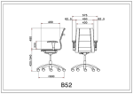 صندلی کارمندی لیو B52 - تصویر 3