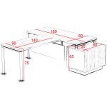 میز مدیریتی کنفرانسی دایسی Daisy - تصویر 6