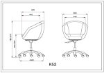 صندلی اپراتوری لیو K52 - تصویر 10