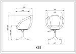 صندلی اپراتوری لیو K53 - تصویر 2