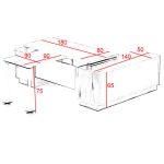 میز مدیریتی کنفرانسی رز Rose - تصویر 7