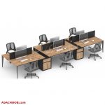 میز کارگروهی F117 باکس دار