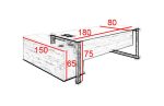 میز مدیریتی سیمپل Simple - تصویر 2