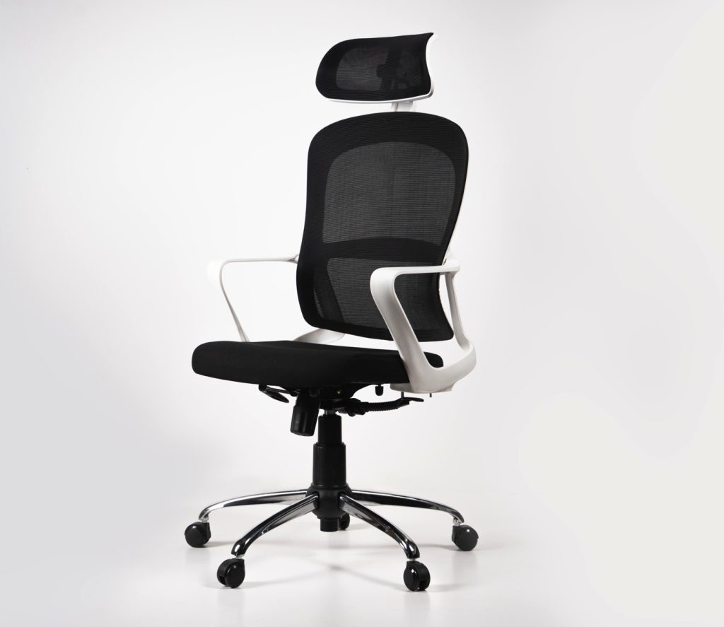 صندلی مدیریتی نوین سیستم H600 سفید