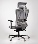 صندلی مدیریتی نوین سیستم H700 طوسی - تصویر 2