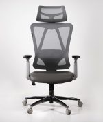 صندلی مدیریتی نوین سیستم H700 طوسی - تصویر 3
